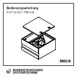 Предварительный просмотр 1 страницы BS Bodensteckdosen Systemtechnik 8802B Instruction Manual