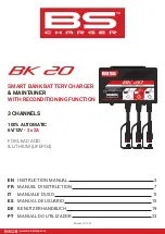 BS Charger BK 20 Instruction Manual preview