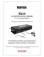 Предварительный просмотр 1 страницы BS Charger BK10 User Manual And Manual