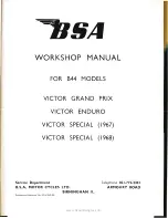 Preview for 2 page of BSA 1966 Victor Enduro Workshop Manual