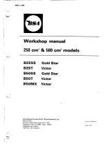 Preview for 2 page of BSA B25SS Gold Star 1971 Workshop Manual