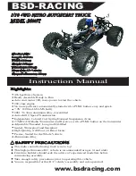 Preview for 1 page of BSD-Racing BS805T Instruction Manual