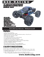 BSD-Racing BS810T Instruction Manual preview