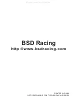 Preview for 17 page of BSD-Racing BS912T Instruction Manual