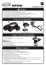 Preview for 1 page of BSDracing BT1004 Manual