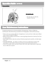 Предварительный просмотр 6 страницы BSE P-1100 Owner'S Manual