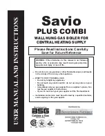 Предварительный просмотр 1 страницы bsg Savio plus combi User Manual And Instructions