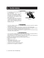 Предварительный просмотр 14 страницы bsg Savio User Manual And Instructions