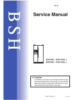 Предварительный просмотр 1 страницы BSH B20CS50 Service Manual