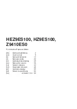 Предварительный просмотр 1 страницы BSH HEZ9ES100 User Manual