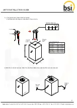 Preview for 2 page of BSi ARTE Installation Manual