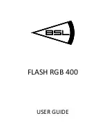 BSL FLASH RGB 400 User Manual preview