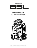 Предварительный просмотр 1 страницы BSL Twist Beam 7LED User Manual