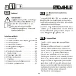 Preview for 49 page of BSM Dahle 250 Instructions Manual