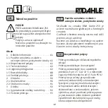 Preview for 61 page of BSM Dahle 250 Instructions Manual