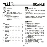 Preview for 85 page of BSM Dahle 250 Instructions Manual