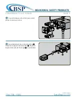 Предварительный просмотр 9 страницы BSP SF390 Installation, Maintenance & Operation Instructions