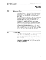 Preview for 7 page of BSS Audio DPR 522 User Manual