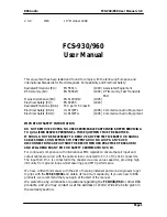 Предварительный просмотр 1 страницы BSS Audio FCS-930 User Manual