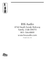 Предварительный просмотр 8 страницы BSS Audio PDC-100 Manual