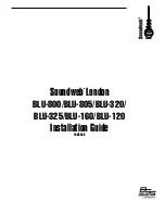 Предварительный просмотр 1 страницы BSS Audio Soundweb London BLU-120 Installation Manual