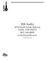 Предварительный просмотр 12 страницы BSS Audio Soundweb London BLU-120 Installation Manual