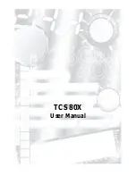 Предварительный просмотр 1 страницы BSS Audio TCS 80X User Manual