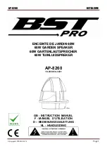 Preview for 1 page of BST Pro AP-8260 Instruction Manual