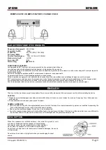 Preview for 3 page of BST Pro AP-8260 Instruction Manual