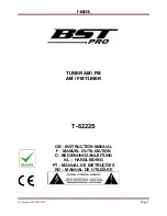 Preview for 1 page of BST Pro T-6222 S Instruction Manual