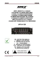 Preview for 1 page of BST Pro UPX-4120 Instruction Manual