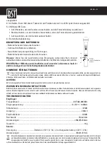 Предварительный просмотр 9 страницы BST 15-3391 Instruction Manual