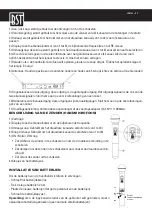 Предварительный просмотр 11 страницы BST 15-3391 Instruction Manual