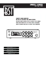 BST 95-1005 Instruction Manual предпросмотр