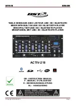 Предварительный просмотр 1 страницы BST ACTIV-218 Instruction Manual