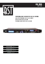 Preview for 1 page of BST CDU-200R Instruction Manual