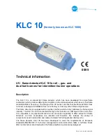 Preview for 1 page of BST KLC 10 Technical Information