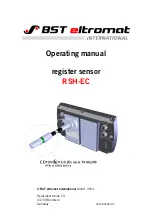 BST RSH-EC Operating Manual предпросмотр