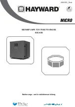 Preview for 107 page of BSVILLAGE Hayward Micro Installation Instructions Manual