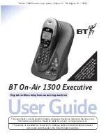 BT 1300 Executive User Manual предпросмотр