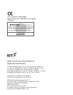 Preview for 42 page of BT 2011 User Manual