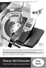 Предварительный просмотр 1 страницы BT 4016 Classic User Manual