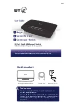 Preview for 2 page of BT 8-Port Gigabit Ethernet Switch Setup & User Manual