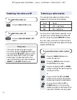 Preview for 10 page of BT ALARM CLOCK RADIO User Manual