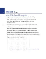 Preview for 2 page of BT Big Button 200 User Manual