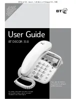 BT BT DECOR 310 USER GUIDE 310 User Manual preview