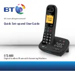 Preview for 1 page of BT BT1600 Quick Setup And User Manual