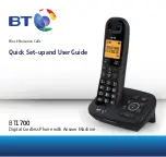 BT BT1700 Quick Setup And User Manual предпросмотр