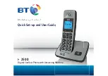 Предварительный просмотр 1 страницы BT BT2500 Quick Setup And User Manual