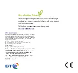 Предварительный просмотр 72 страницы BT BT5510 Quick Setup And User Manual